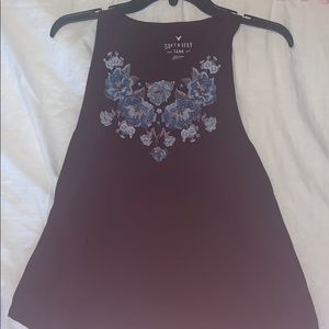 AMERICAN EAGLE flower tank top